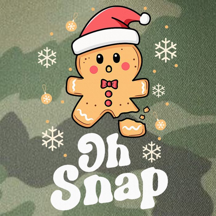 Oh Snap Gingerbread Man Christmas Cookie Baking Team Legacy Tie Dye Trucker Hat