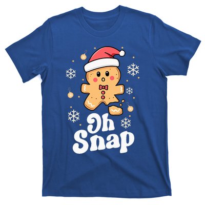 Oh Snap Gingerbread Man Christmas Cookie Baking Team T-Shirt