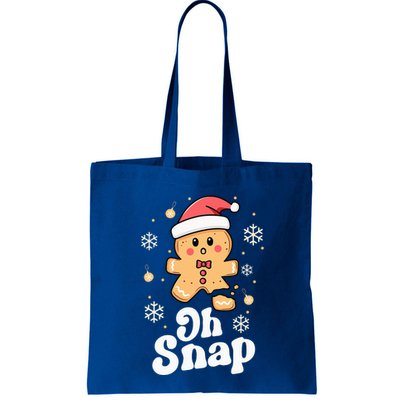 Oh Snap Gingerbread Man Christmas Cookie Baking Team Bag