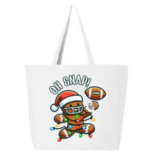 Oh Snap Gingerbreadman Christmas Football 25L Jumbo Tote