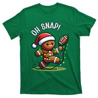 Oh Snap Gingerbreadman Christmas Football T-Shirt