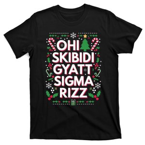 Ohio S.K.I.B.I.D.I Gyatt Sigma Rizz Gen Alpha Xmas T-Shirt