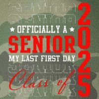 Officially Senior Graduation My Last First Day Class Of 2025 Legacy Tie Dye Trucker Hat