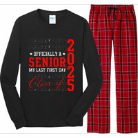 Officially Senior Graduation My Last First Day Class Of 2025 Long Sleeve Pajama Set