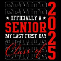 Officially Senior Graduation My Last First Day Class Of 2025 16 in Basic Backpack