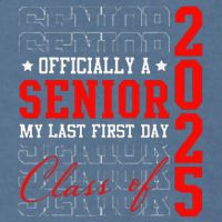 Officially Senior Graduation My Last First Day Class Of 2025 Garment-Dyed Sweatshirt