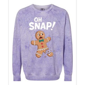 Oh Snap Gingerbread Colorblast Crewneck Sweatshirt