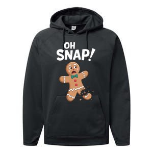 Oh Snap Gingerbread Performance Fleece Hoodie