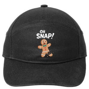 Oh Snap Gingerbread 7-Panel Snapback Hat