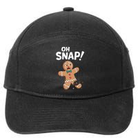 Oh Snap Gingerbread 7-Panel Snapback Hat