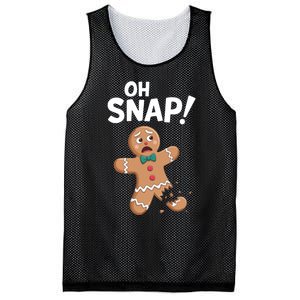 Oh Snap Gingerbread Mesh Reversible Basketball Jersey Tank