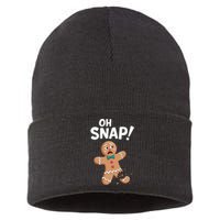 Oh Snap Gingerbread Sustainable Knit Beanie