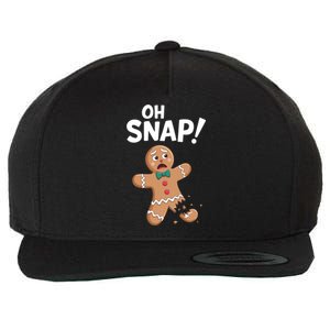 Oh Snap Gingerbread Wool Snapback Cap