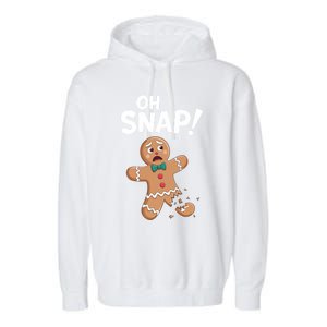 Oh Snap Gingerbread Garment-Dyed Fleece Hoodie