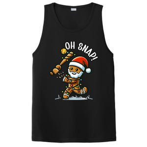 Oh Snap Gingerbreadman Christmas Softball PosiCharge Competitor Tank