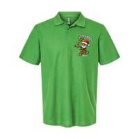 Oh Snap Gingerbreadman Christmas Softball Softstyle Adult Sport Polo