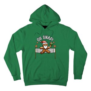 Oh Snap Gingerbreadman Christmas Volleyball Hoodie