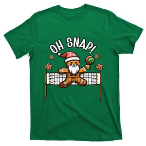 Oh Snap Gingerbreadman Christmas Volleyball T-Shirt