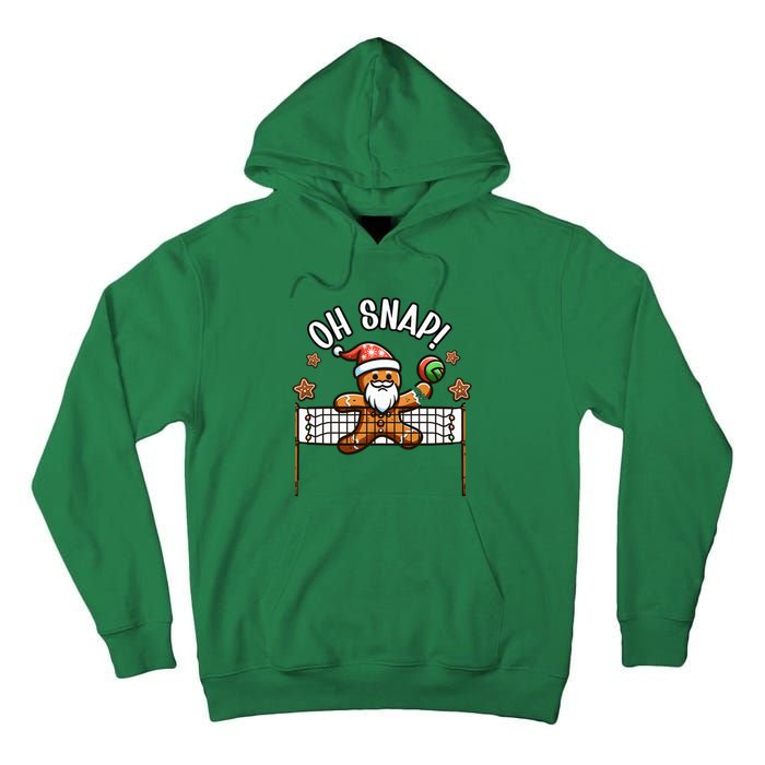 Oh Snap Gingerbreadman Christmas Volleyball Tall Hoodie