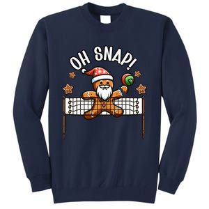 Oh Snap Gingerbreadman Christmas Volleyball Tall Sweatshirt