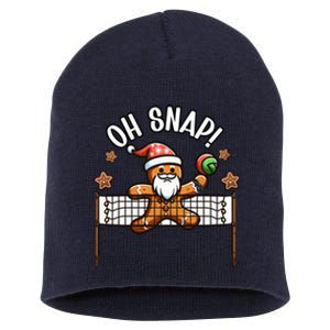 Oh Snap Gingerbreadman Christmas Volleyball Short Acrylic Beanie