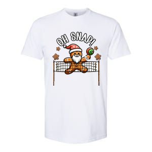 Oh Snap Gingerbreadman Christmas Volleyball Softstyle CVC T-Shirt