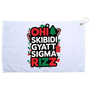 Ohio S.K.I.B.I.D.I Gyatt Sigma Rizz Gen Alpha Xmas Grommeted Golf Towel