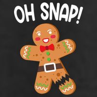 Oh Snap Gingerbread Funny Christmas Cool Comfort Performance Bucket Hat
