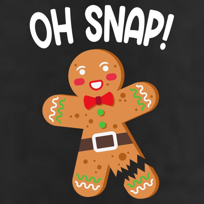 Oh Snap Gingerbread Funny Christmas Cool Comfort Performance Bucket Hat