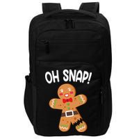 Oh Snap Gingerbread Funny Christmas Impact Tech Backpack