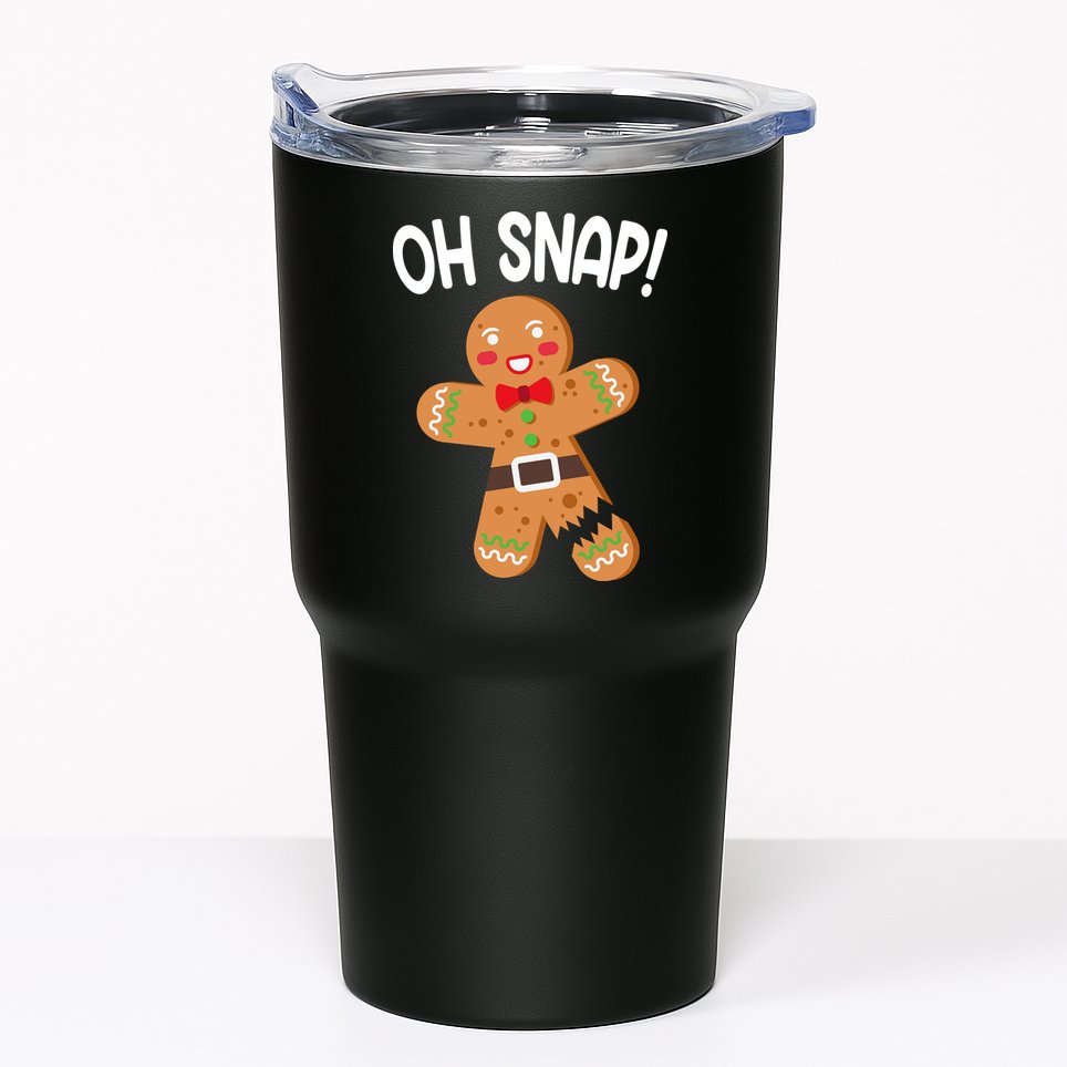 Oh Snap Gingerbread Funny Christmas Tumbler