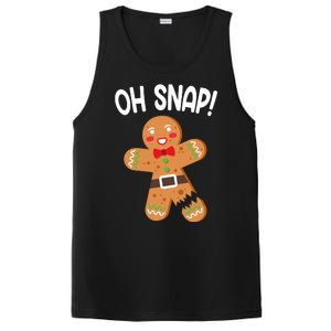 Oh Snap Gingerbread Funny Christmas PosiCharge Competitor Tank