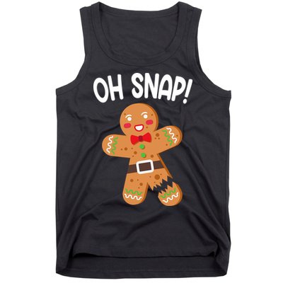 Oh Snap Gingerbread Funny Christmas Tank Top