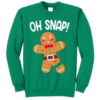 Oh Snap Gingerbread Funny Christmas Sweatshirt