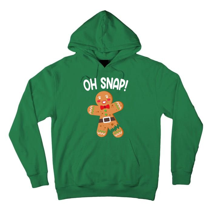 Oh Snap Gingerbread Funny Christmas Tall Hoodie