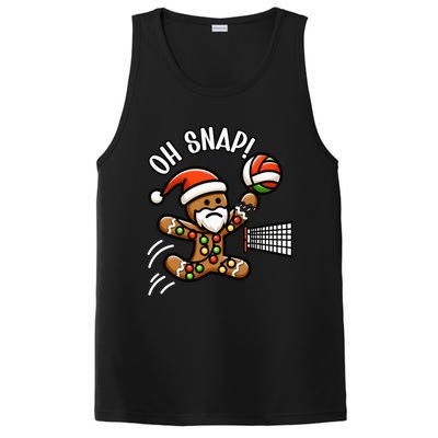 Oh Snap Gingerbreadman Christmas Volleyball PosiCharge Competitor Tank