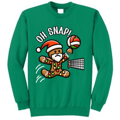 Oh Snap Gingerbreadman Christmas Volleyball Sweatshirt