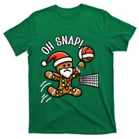 Oh Snap Gingerbreadman Christmas Volleyball T-Shirt