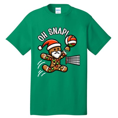 Oh Snap Gingerbreadman Christmas Volleyball Tall T-Shirt