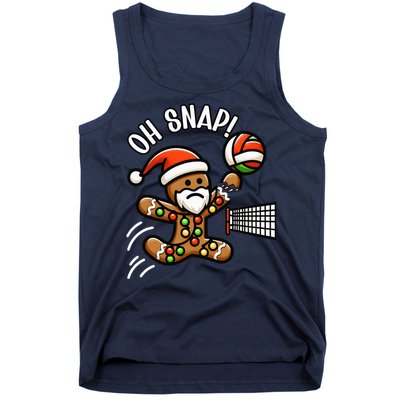 Oh Snap Gingerbreadman Christmas Volleyball Tank Top