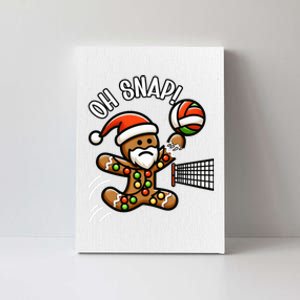 Oh Snap Gingerbreadman Christmas Volleyball Canvas