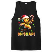 Oh Snap Gingerbread Candy Cane Xmas Christmas Pajamas Santa PosiCharge Competitor Tank