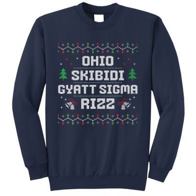 Ohio Skibid.I Gyatt Sigma Rizz Gen Alpha Xmas Christmas Party Sweatshirt