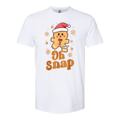 Oh Snap Gingerbread Man Cute Christmas Cookie Baking Team Softstyle CVC T-Shirt