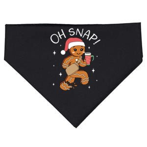 Oh Snap Gingerbread Christmas USA-Made Doggie Bandana