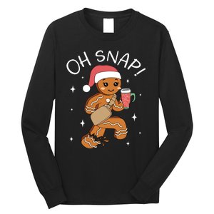 Oh Snap Gingerbread Christmas Long Sleeve Shirt