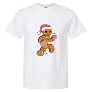 Oh Snap Gingerbread Christmas Garment-Dyed Heavyweight T-Shirt