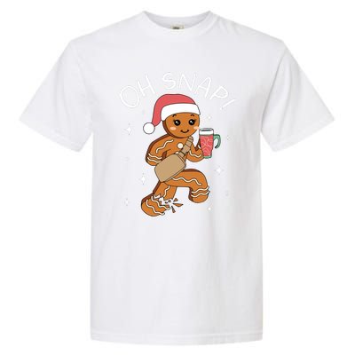 Oh Snap Gingerbread Christmas Garment-Dyed Heavyweight T-Shirt