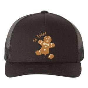 Oh Snap Gingerbread Funny Christmas Xmas Yupoong Adult 5-Panel Trucker Hat