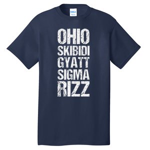 Ohio Skibid.I Gyatt Sigma Rizz Popular Slang Meme Tall T-Shirt